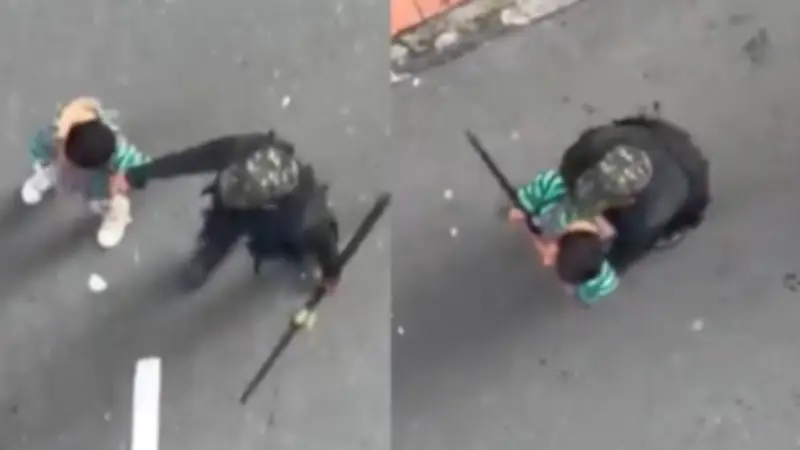 Indígenas Emberá protestan en Bogotá: usan niños en disturbios