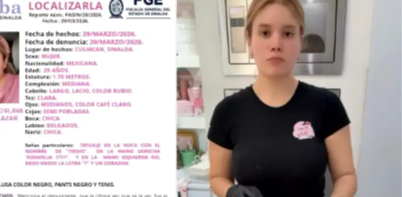 Influencer mexicana Carmiña Castro aparece con vida tras secuestro en su repostería de Culiacán