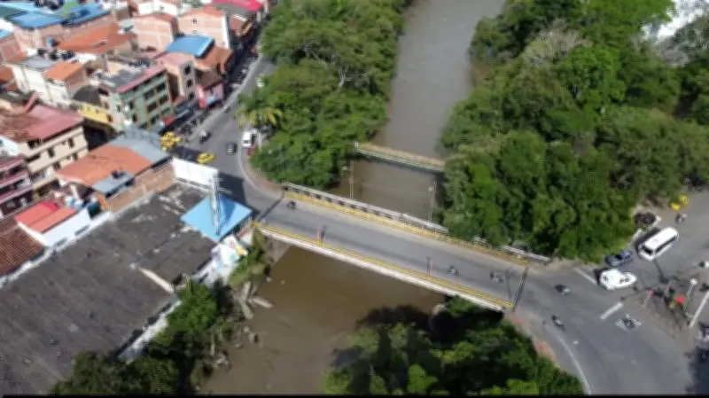 Inician obras de mejora en puente Rojas Pinilla de San Gil por 45 días