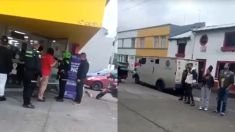 Intento de robo a camión de valores en Bogotá deja un escolta herido en el barrio Palermo