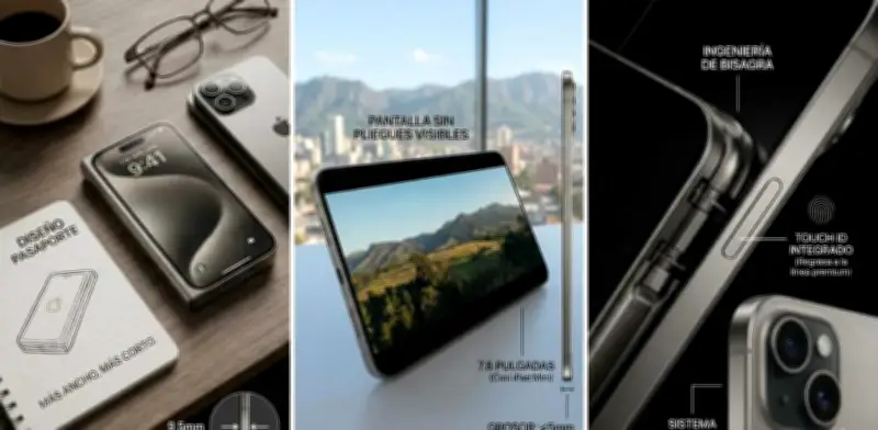 iPhone 18 Fold: Filtraciones revelan diseño y desafíos del primer iPhone plegable de Apple