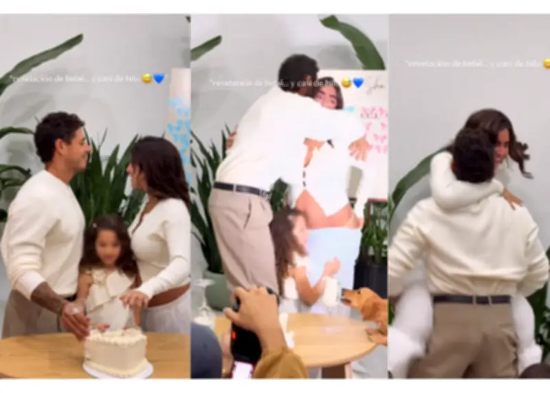 Isabella Ladera vive momento viral en revelación de género de su bebé