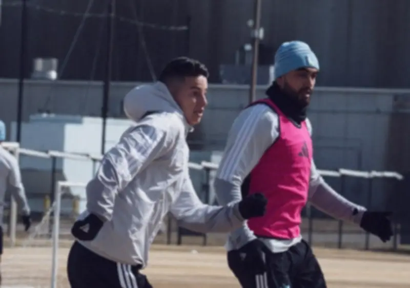 James Rodríguez impresiona en su regreso al entrenamiento con Minnesota United tras hospitalización