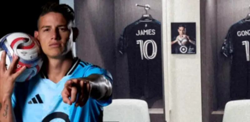 James Rodríguez reaparece en la MLS con Minnesota United, pero su falta de minutos preocupa a la Selección Colombia
