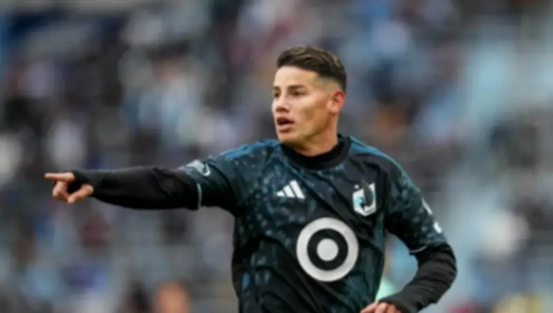 James Rodríguez sigue sin minutos en el Minnesota United y genera alarma en Colombia previo al Mundial