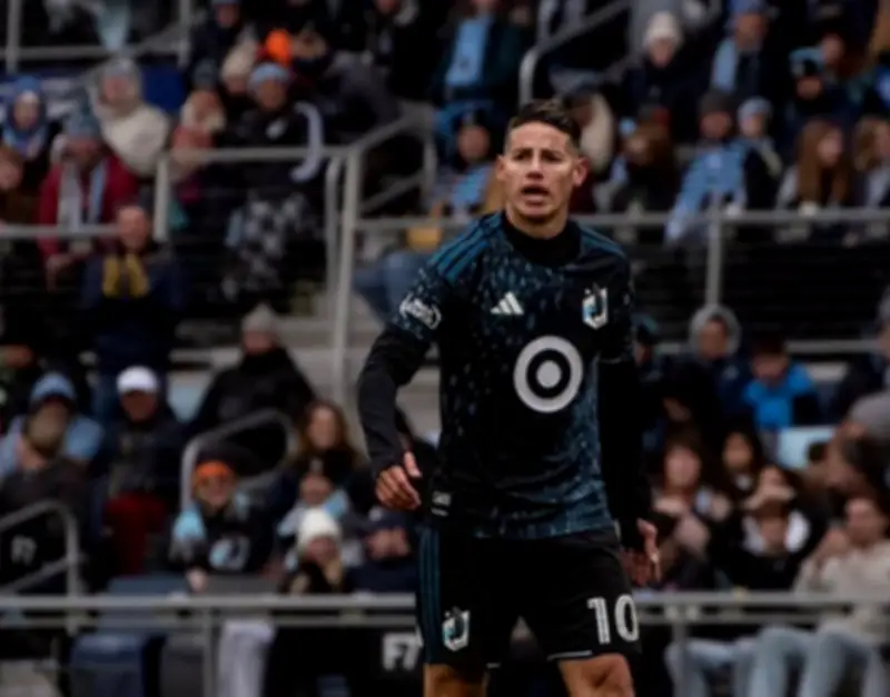 James Rodríguez titular con Minnesota: mensaje a la Selección Colombia