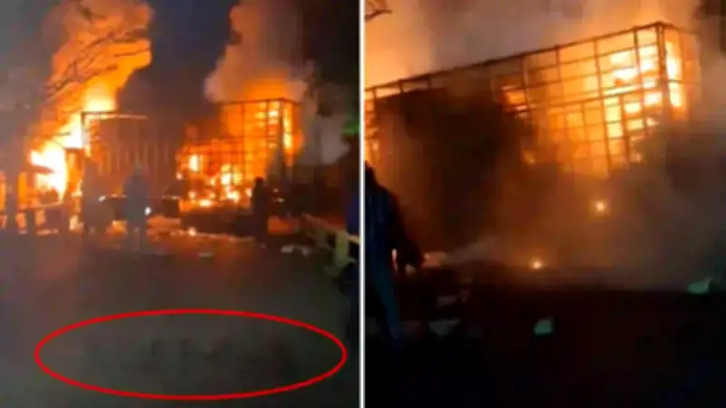 Jamundí: disidencias queman camión con pollos vivos en atroz ataque