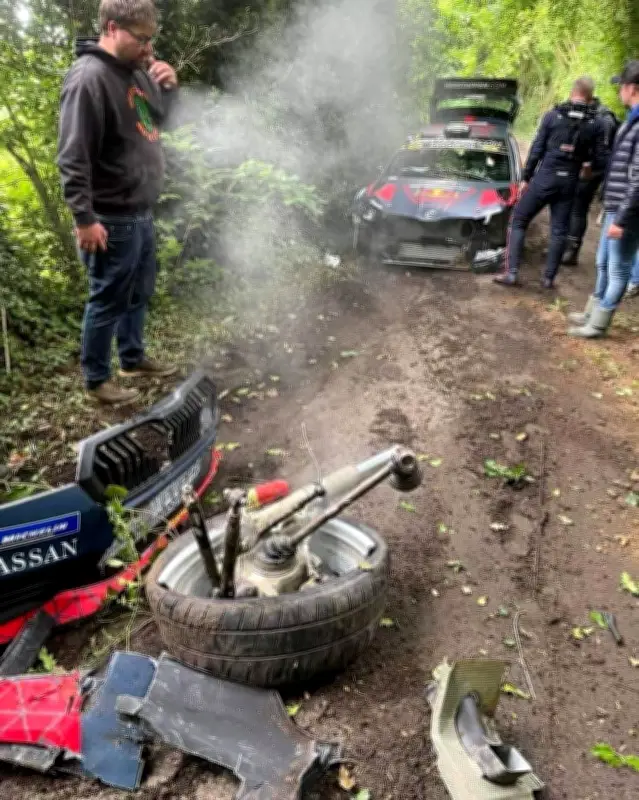 Jos Verstappen sufre aparatoso accidente en Rally de Valonia
