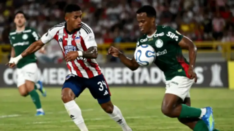 Junior de Barranquilla empata 1-1 con Palmeiras tras ir ganando en Copa Libertadores