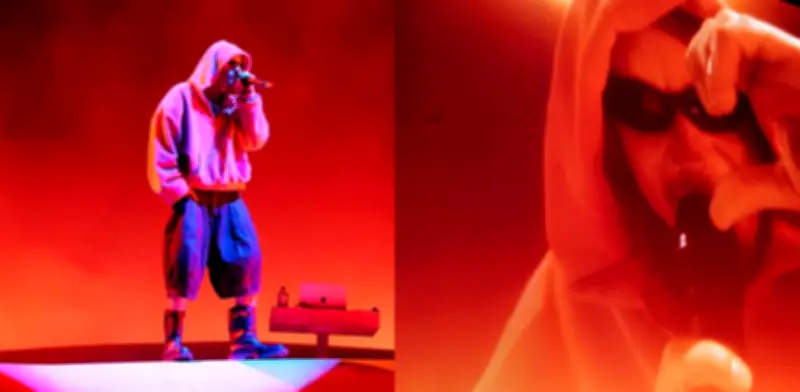 Justin Bieber sorprende en Coachella con show minimalista usando videos de YouTube