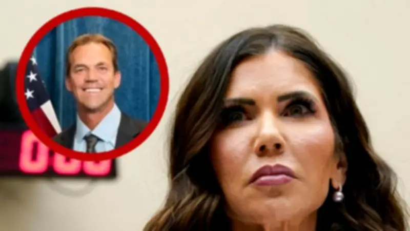Kristi Noem 'devastada' por escándalo de doble vida digital de su esposo Byron