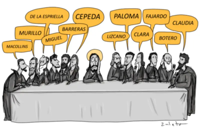 La Última Cena Política: Una Sátira de Zuleta sobre la Corrupción en Colombia