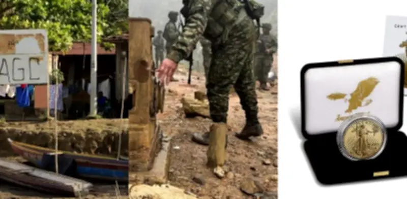 La ruta del oro del 'clan del Golfo' que terminó en monedas de EE. UU.