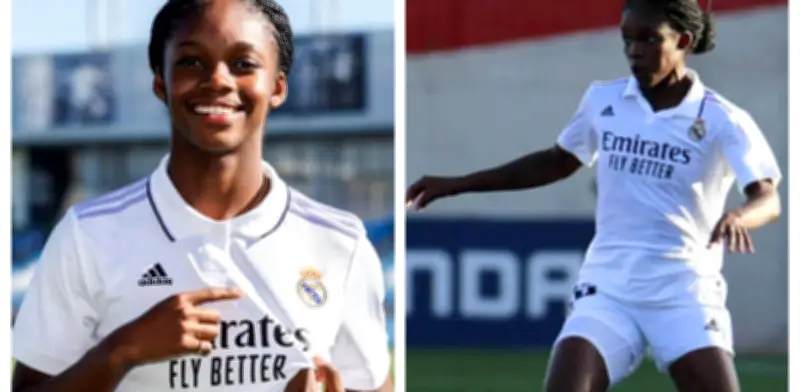 Linda Caicedo, única del Real Madrid Femenino en evento de tenis en el Bernabéu