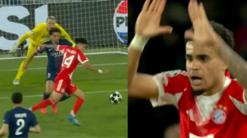 Luis Díaz anota golazo en histórica semifinal de Champions entre PSG y Bayern