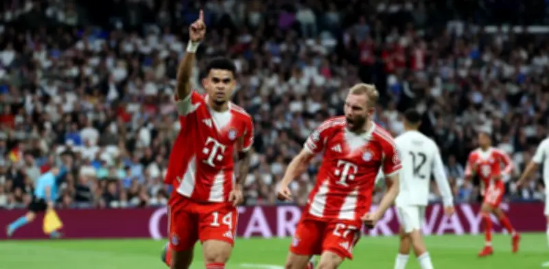 Luis Díaz brilla en el Bernabéu con gol clave para el Bayern Múnich en Champions