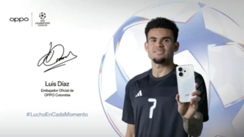 Luis Díaz, nuevo embajador de OPPO en Colombia con iniciativa social