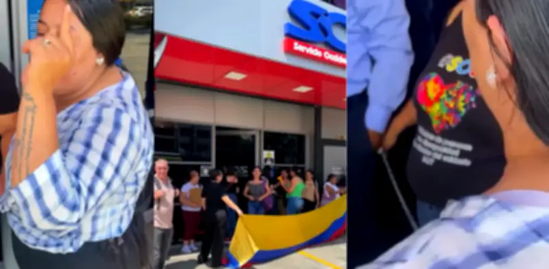 Madres encadenadas en Cali exigen servicios de salud para sus hijos