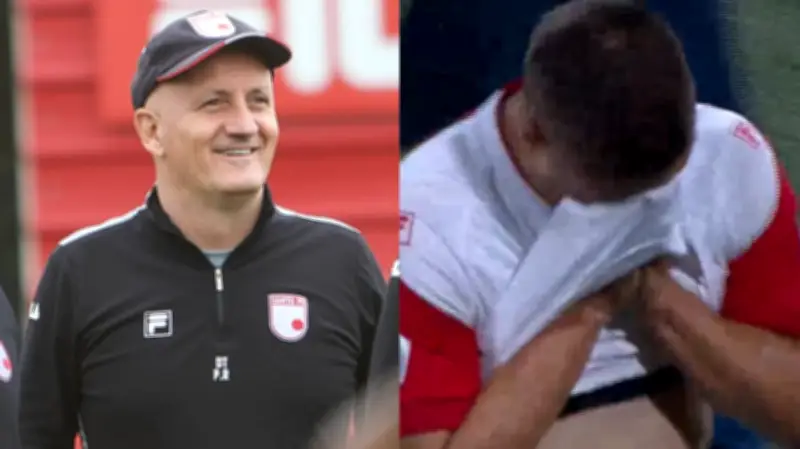 Mateo Puerta aclara su llanto en Ibagué: fue lesión, no conflicto con Repetto