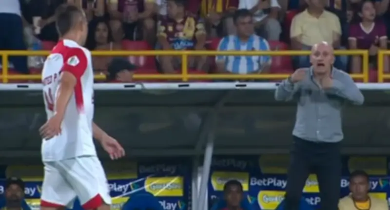 Mateo Puerta aclara su salida entre lágrimas en partido de Santa Fe contra Tolima