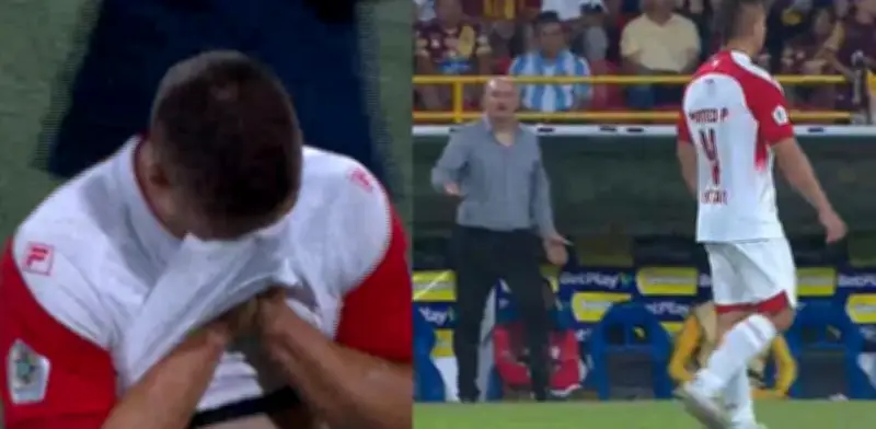 Mateo Puerta desmiente rumores de 'camerino roto' en Santa Fe tras salida llorando del partido