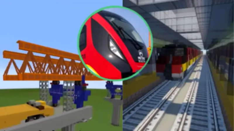 Metro de Bogotá cobra vida en Minecraft: réplica digital avanza junto a obra real