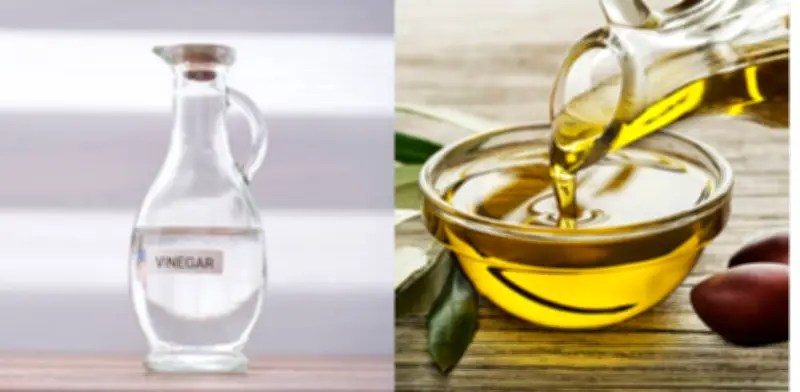 Mezcla de aceite de oliva y vinagre blanco: el truco casero para limpiar madera