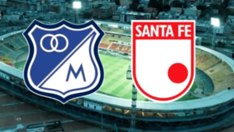 Millonarios y Santa Fe definen sus nóminas para el clásico 346 de la Liga Betplay