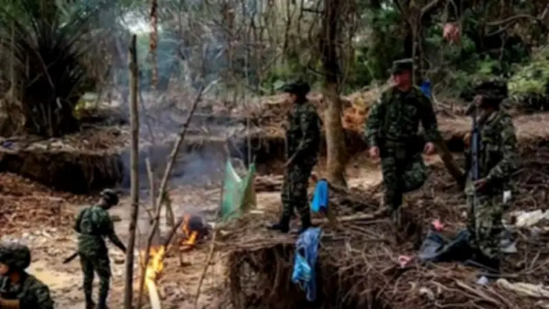 MinDefensa desmintió mina del Clan del Golfo en batallón y destapó grave daño ambiental en Bajo Cauca