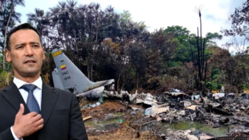 Ministro de Defensa revela que las 69 víctimas del accidente aéreo en Putumayo contaban con seguro