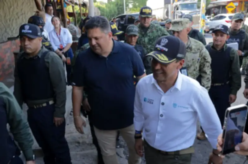 Ministro Sánchez lidera Consejo de Seguridad en Baranoa para frenar extorsión y violencia en Atlántico