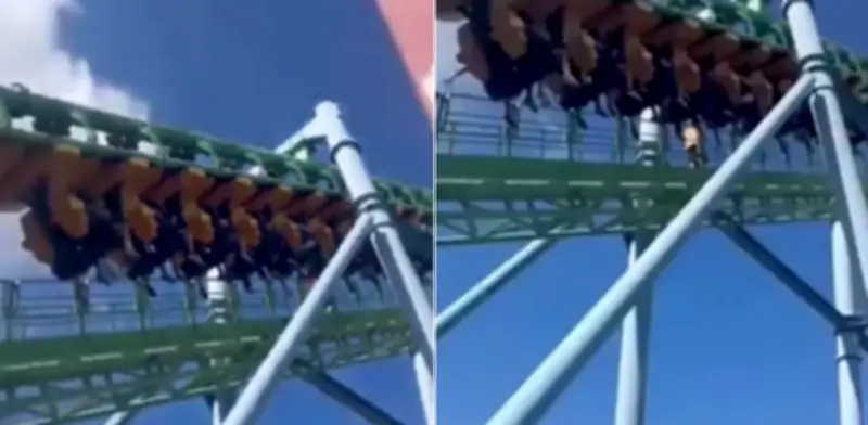 Montaña rusa se rompe en Argentina: pasajeros quedan colgados 20 minutos en parque de diversiones