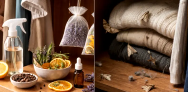 Métodos naturales para eliminar polillas de armarios y prevenir su regreso en primavera