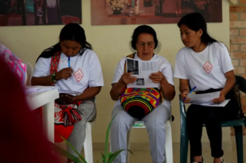 Mujeres indígenas del Cauca reciben formación forense de Guatemala