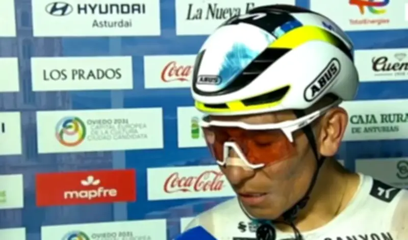 Nairo Quintana dedica victoria en Asturias a Cristian Camilo Muñoz