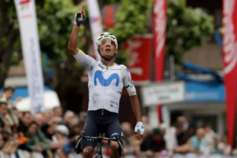 Nairo Quintana gana en Asturias y dedica victoria a Cristian Camilo Muñoz