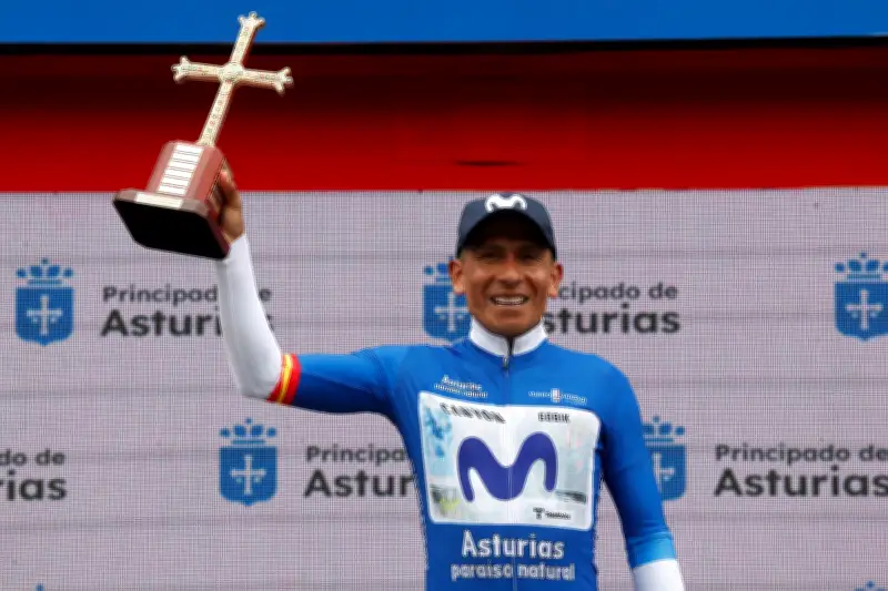 Nairo Quintana gana su tercera Vuelta a Asturias 2026 con vibrante definición