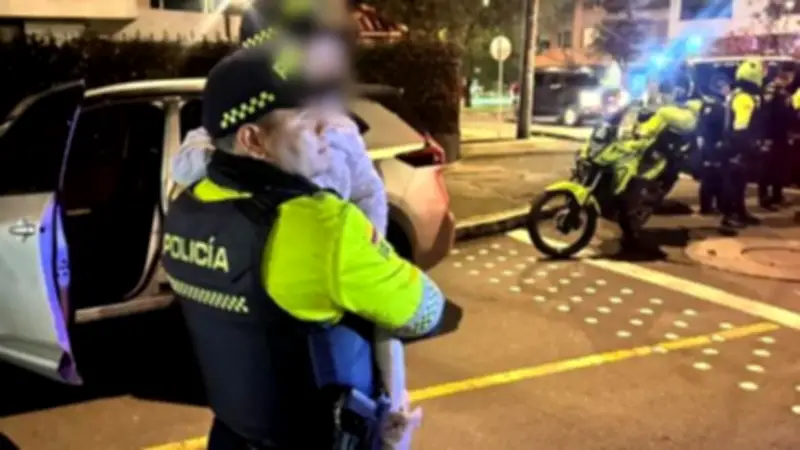 Niña de 7 años dormida fue robada en camioneta en Suba: la encontraron sana tras operativo masivo
