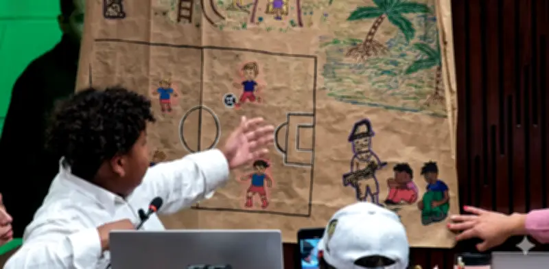 Niños piden al Congreso terminar guerra para proteger sus escuelas