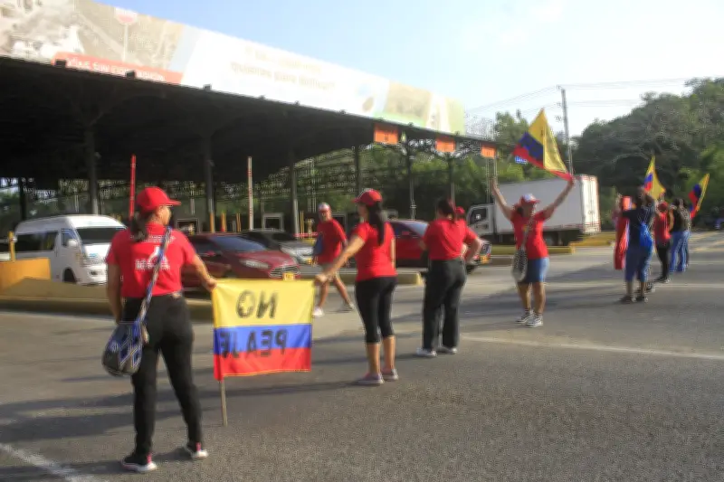 Nueva protesta en Bolívar exige desmonte de peajes en corredor Cartagena-Barranquilla