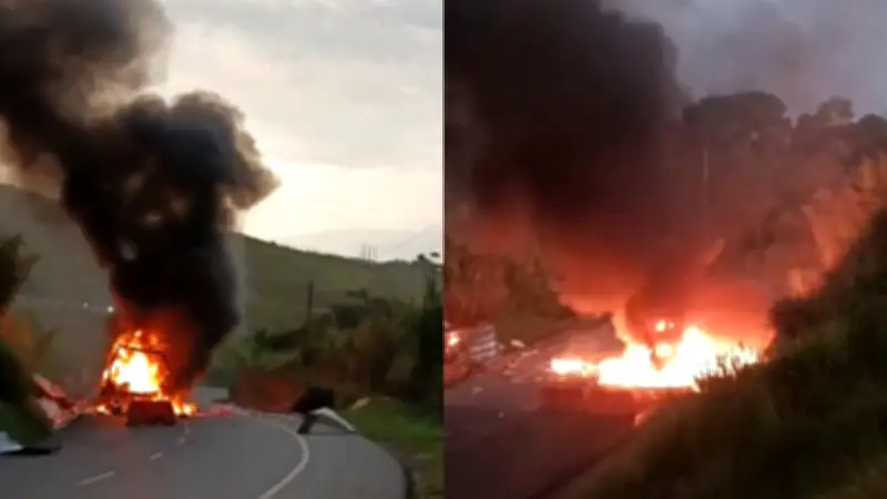Nuevo atentado en la vía Panamericana en Mondomo, Cauca