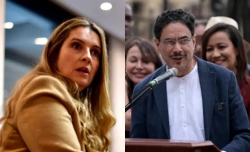 Nuevo enfrentamiento verbal entre Paloma Valencia e Iván Cepeda en el Senado