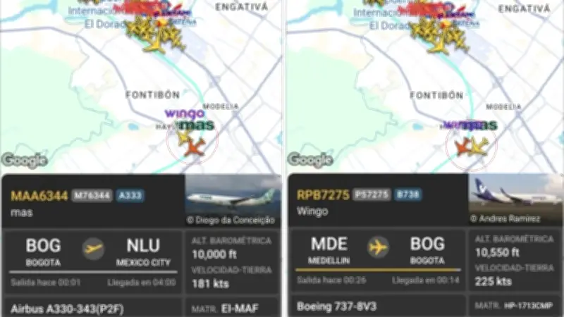 Nuevo incidente aéreo en El Dorado: Aviones de Wingo y MasAir a 300 pies de distancia