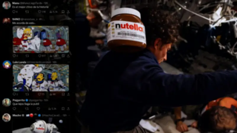 Nutella flota en la nave Orion de Artemis II: el momento viral que conquistó el espacio