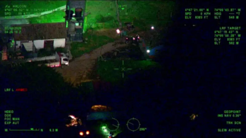 Operación 'El Halcón 447': rescate aéreo de niña secuestrada en Bogotá