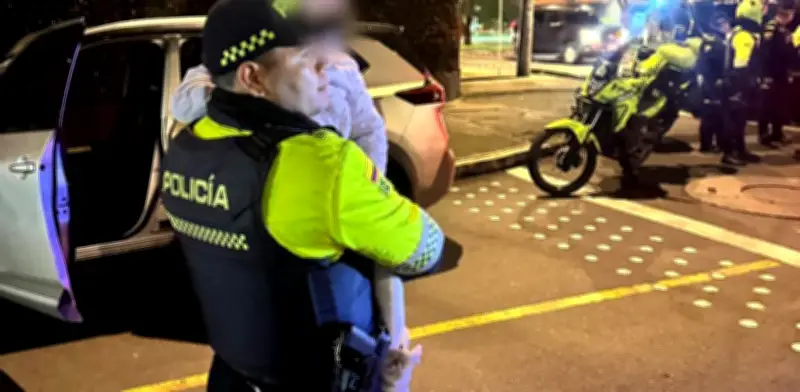 Operativo relámpago en Bogotá rescata a niña de 7 años tras robo de vehículo en Suba