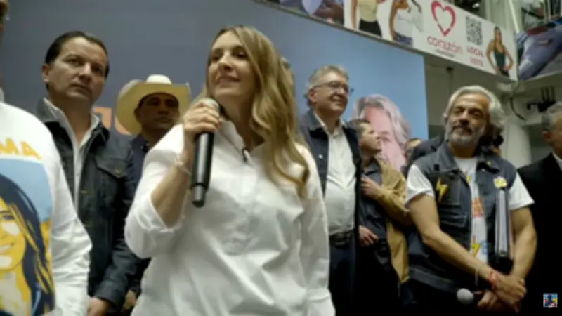 Paloma Valencia llama 'heroína' a María Corina Machado en videollamada durante Semana Santa