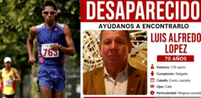 Papá de campeón mundial de marcha Luis Fernando López desaparecido hace dos semanas