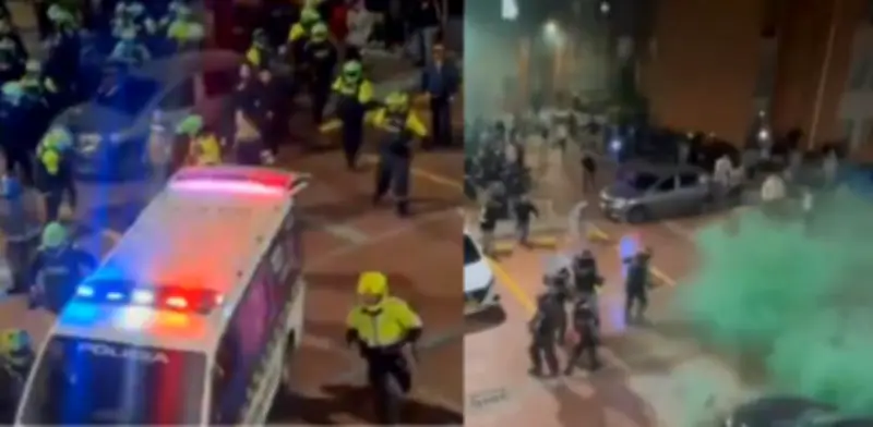 Patrulla policial atropella a hombre durante intento de linchamiento a menor acusado de abuso sexual en Bogotá