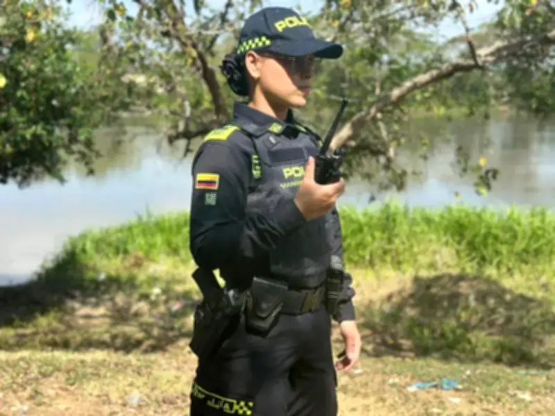 Patrullera de Bolívar neutraliza agresor y salva a compañero herido en Soplaviento